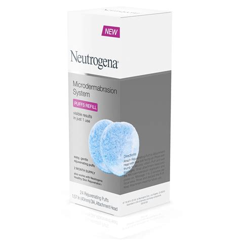 Neutrogena Microdermabrasion System Puff Refills Exfoliator Face Scrub