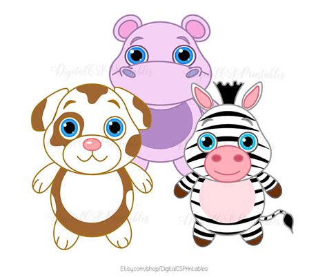 Collection of Cute animal clipart | Free download best Cute animal ...