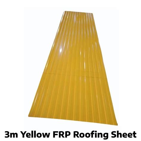 Polished Cold Rolled M Yellow Frp Roofing Sheet Thickness Mm At Rs