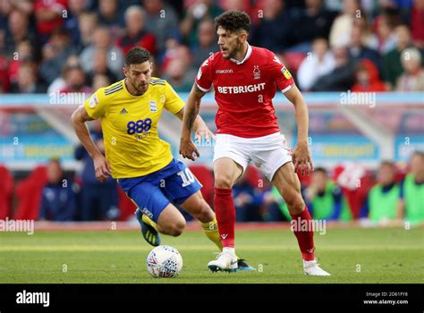 Birmingham City S Lukas Jutkiewicz Left And Nottingham Forest S