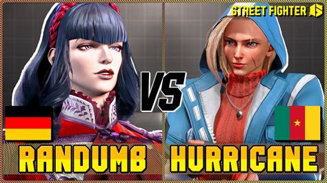 Street Fighter Randumb Manon Vs Hurricane Cammy Sf