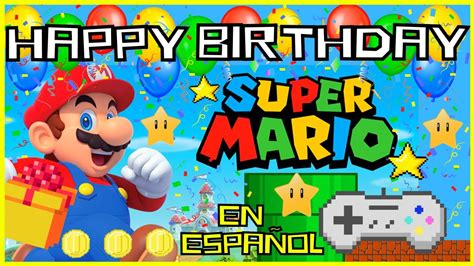 Mario Bros Feliz Cumpleanos