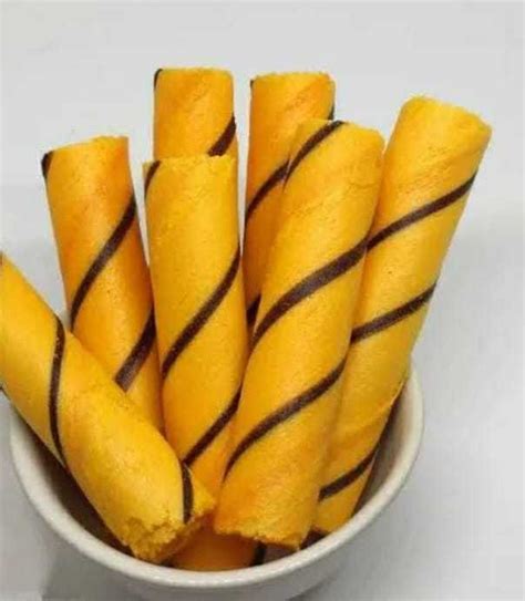 Wafer Egg Roll Zebra Kue Semprong Manis Biskuit Zebra Kue Kering