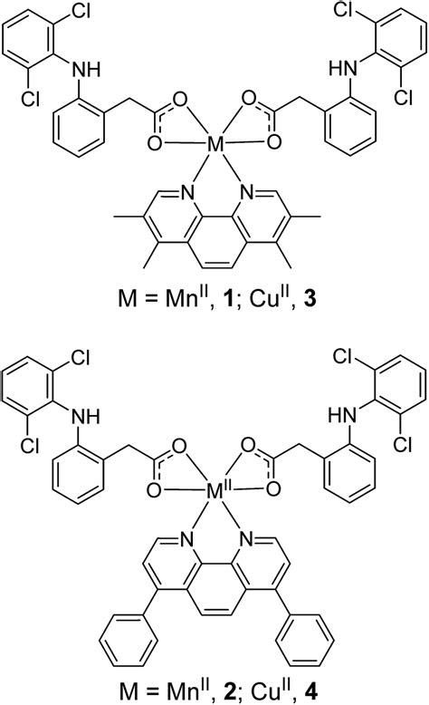 Proposed chemical structures of the manganese(II)-and... | Download ...