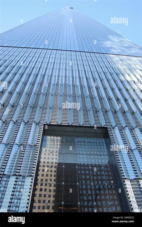 Looking Up The One World Trade Center At 285 Fulton Street In Lower