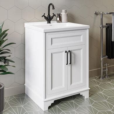 White Freestanding Vanity Units - Better Bathrooms