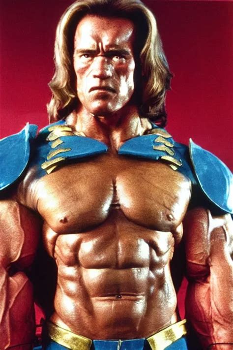 Arnold Schwarzenegger As He Man Full Body Stable Diffusion