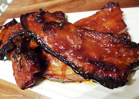 Sticky And Sweet Orange Marmalade Honey And Dijon Mustard Pork Ribs