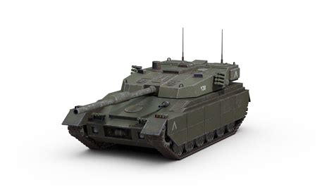 3D Model Modern Tank Concept - TurboSquid 1932221