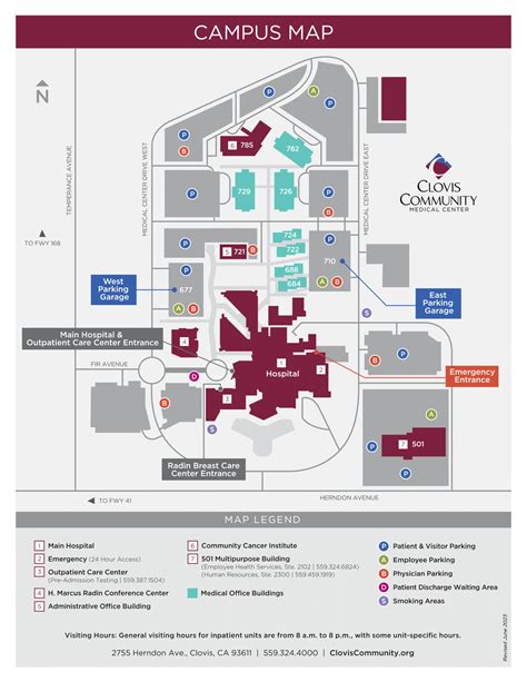 Clovis Community Medical Center Hospital Map (2023) - All Maps