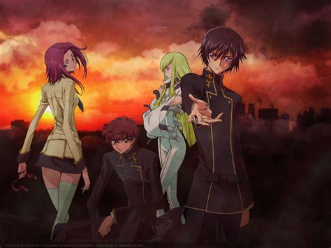 Code Geas Digital Wallpaper Code Geass Lamperouge Lelouch C C