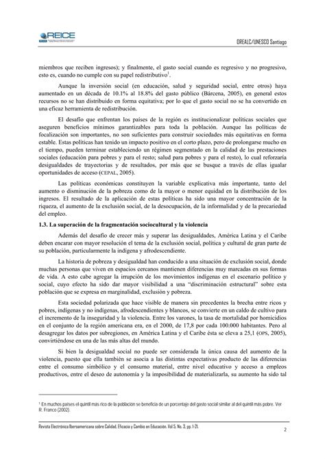 El Derecho A Una Educaci N De Calidad En Pdf