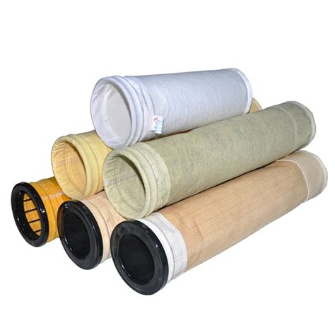 Non Woven Polyester Needle Punched Felt Dust Filter Bag Polyester Air