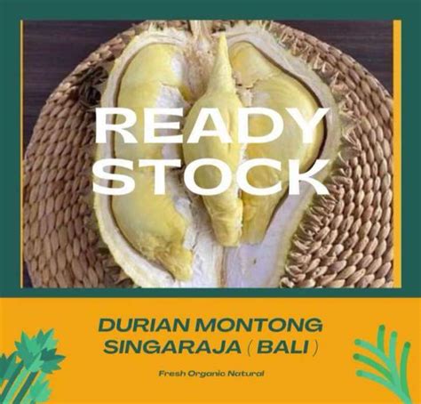 Durian Kupas Durpas Montong Singaraja Bali Original Premium Grade A