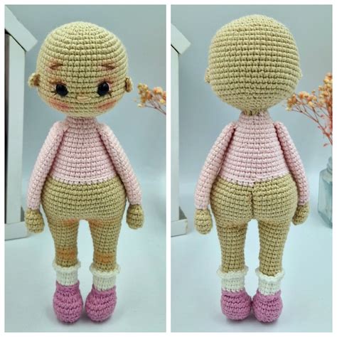 Pdf Body Doll Amigurumi Crochet Pattern Pdf In English Body Etsy