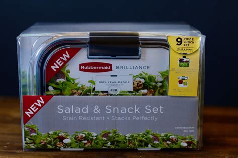 Rubbermaid BRILLIANCE Salad & Snack Set Giveaway #StoredBrilliantly