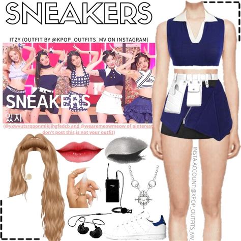 ITZY SNEAKERS LIVE PERFORMANCE INSPIRED OUTFIT 9 KPOP OUTFITS MV ON