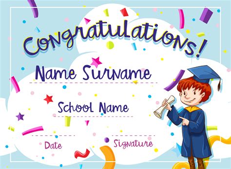 Downloadable Free Printable Graduation Certificates
