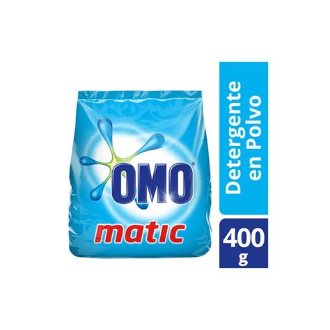 Detergente En Polvo Omo Matic 400 Gr