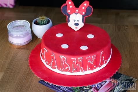 D Torta Mini Maus Minnie Mouse Alofa Torte Ljubav Prema