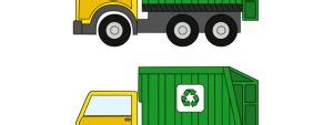 Garbage Truck Cut Out – Medium