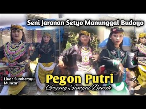 Tari Pegon Putri Jaranan Setyo Manunggal Budoyo Live Sumberayu Muncar