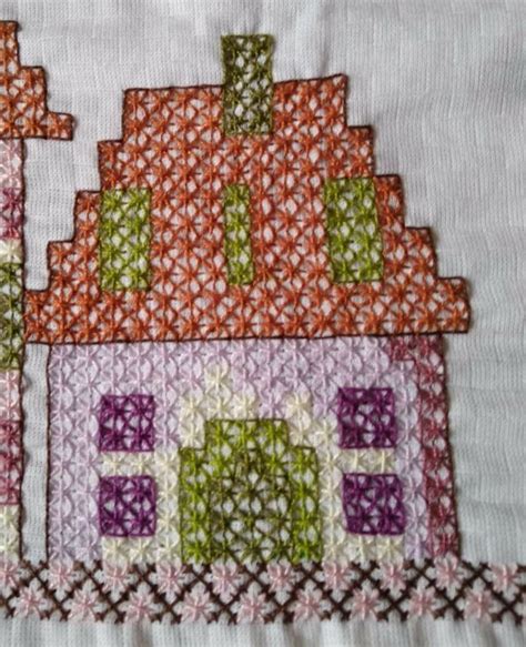 Pin By Valdirene Haga On Bordado PONTO Cruz DUPLO Gingham Embroidery