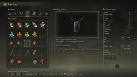 Elden Ring How To Get Memory Slots And Find Memory Stones Windows