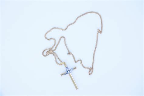 Gold Cross Necklace — Kansas Monks