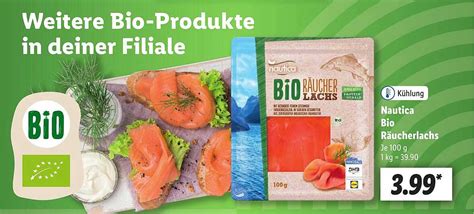 Nautica Bio Räucherlachs Angebot bei Lidl 1Prospekte de