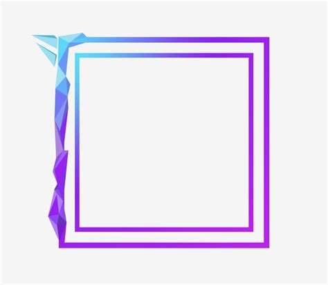 Square Border Clipart Transparent PNG Hd, Gradient Square Border ...