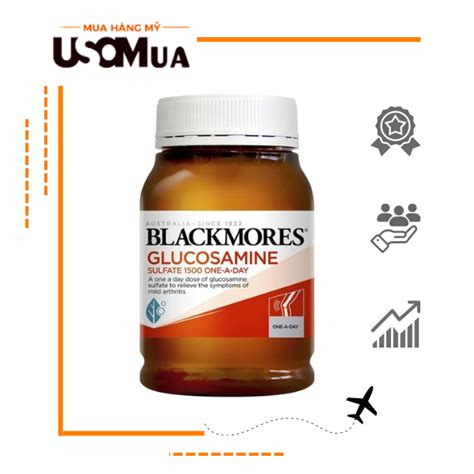 Viên Uống Bổ Khớp BLACKMORES Úc Glucosamine Sulfate 1500 One A Day