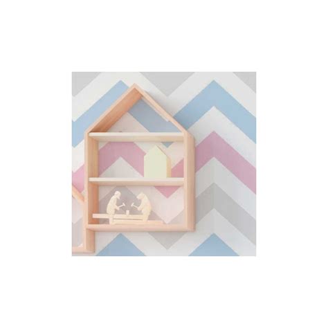 Papel De Parede Adesivo Chevron Rosa E Azul N018043