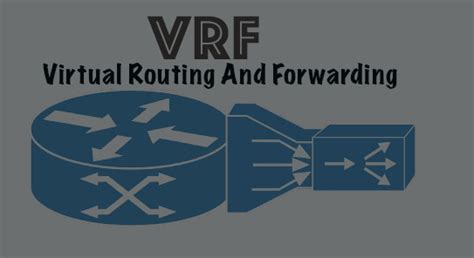 Vrf Technology Virtual Routing And Forwarding Network Concept