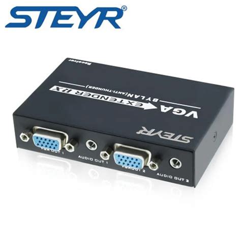 Steyr Vga Video Audio Extender 300m 1000ft Steyr Vga Splitter Over