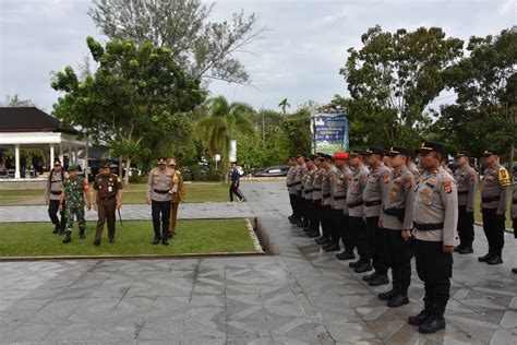 Apel Pergeseran Pasukan Pengamanan TPS Pemilu Tahun 2024