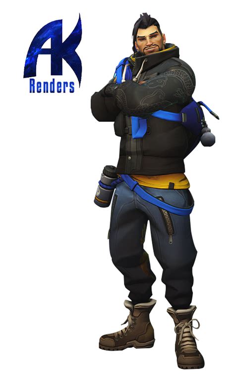 Overwatch - Hanzo Casual Skin Render by Akaniya on DeviantArt