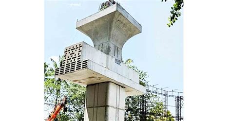 Pune News Nd Pier Erected On Pune Metro Line Hinjawadi