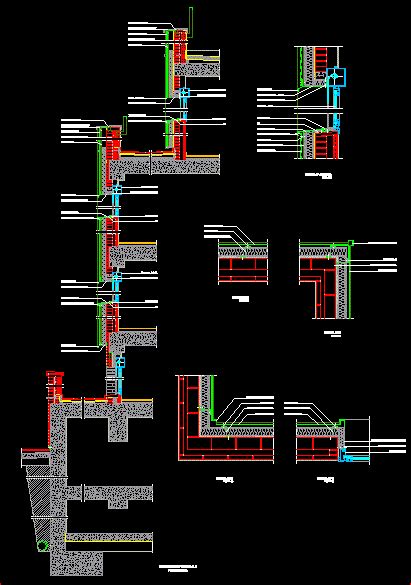 Sezione Costruttiva In Autocad Libreria Cad