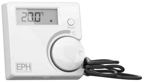 Eph Controls Rfra Rf Room Thermostat Installation Guide