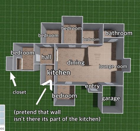 An Overhead View Of A Floor Plan With The Kitchen And Living Areas Labeled In White