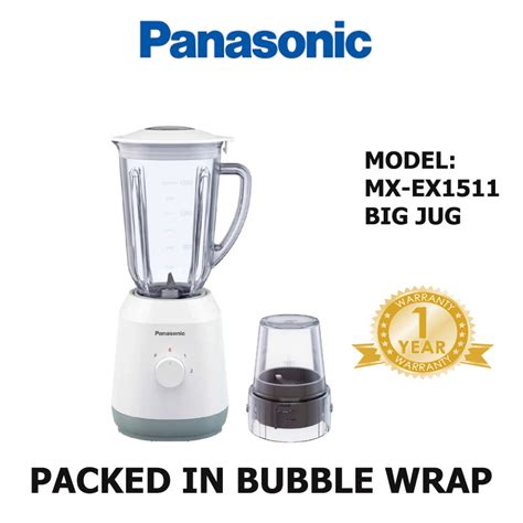 Panasonic Blender With Dry Mill Mx Ex Mxex Mx M Mx M