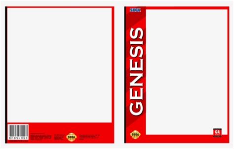 Sega Genesis Game Box Template , Png Download - Sega Genesis Box Art ...