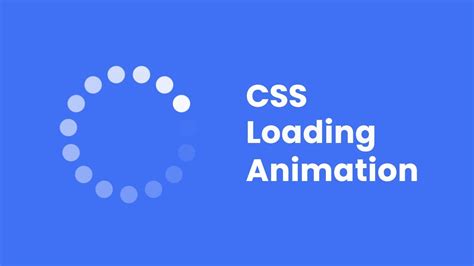 How To Make A Loader In HTML CSS Website Loading Animation YouTube