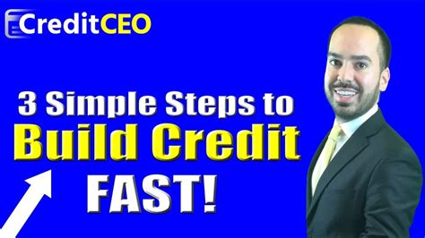 3 Steps To Build Your Credit Score Fast CreditCEO Better Credit