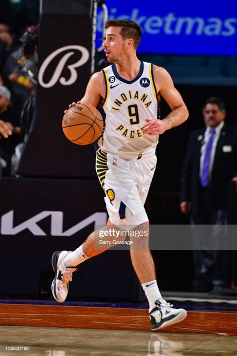 T J Mcconnell Of The Indiana Pacers Drives To The Basket During The