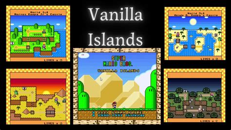 Super Mario World Hack Super Mario Bros Vanilla Islands Full Game Youtube