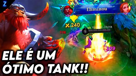 Ele Est No Meu Top Tank Minotauro Gameplay Mobile Legends Youtube