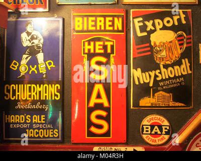 Vintage Enamel Advertising Signs At Bygone Times Antiques Centre