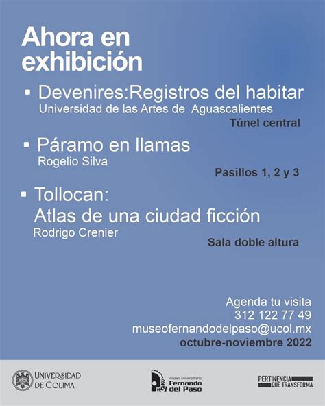 Actividades En El Museo Universitaria Fernando Del Paso Universo 94 9